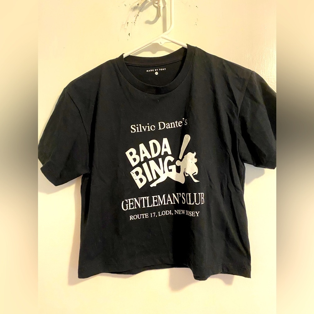 The Sopranos Bada Bing Crop Shirt